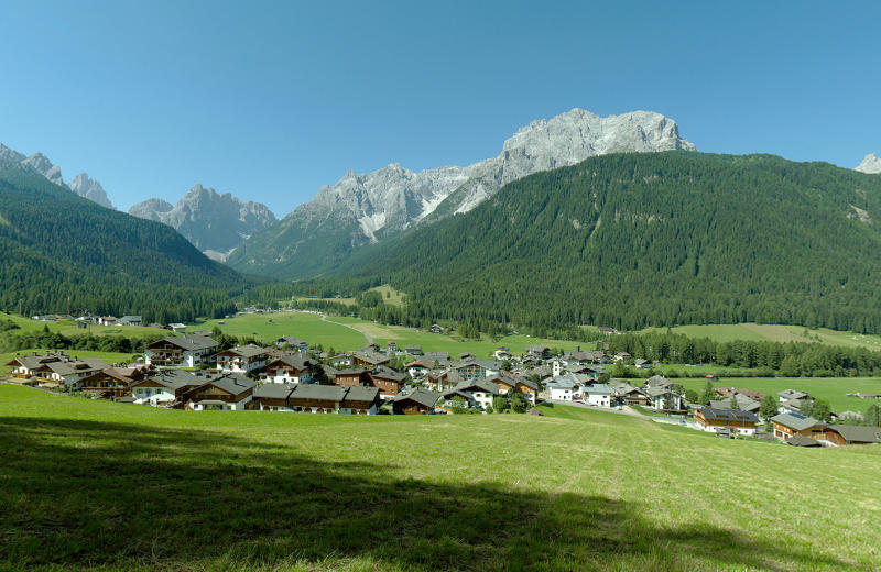 Panorama von Sexten