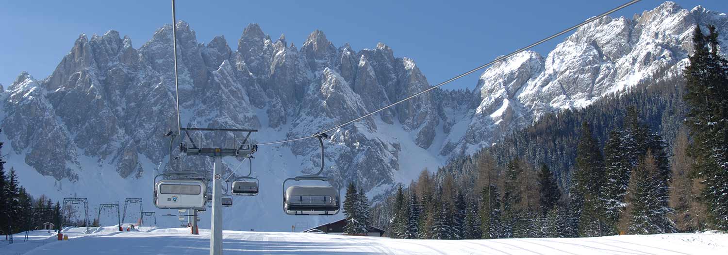 Skigebiet Haunold in Innichen in der Ferienregion Pustertal