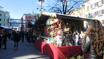Blick Weihnachtsmarkt