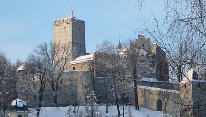 Schloss Bruneck Winter