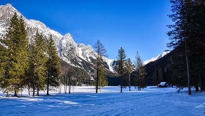 Antholzer See Winter