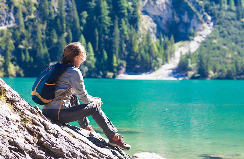 Entspannen am Pragser Wildsee