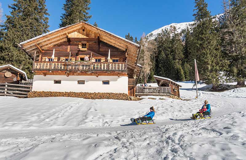 Winterwanderung zur Kradorfer Alm