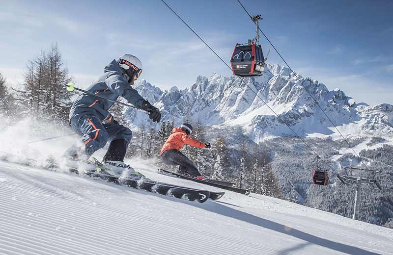 Skigebiet im Pustertal