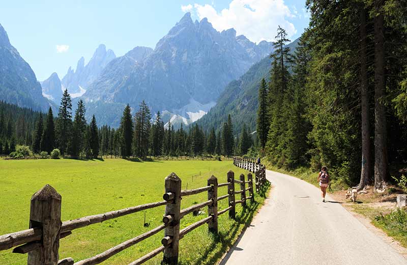 Wandern im Fischleintal in Sexten